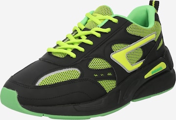 DIESEL Platform trainers 'SERENDIPITY' in Green: front