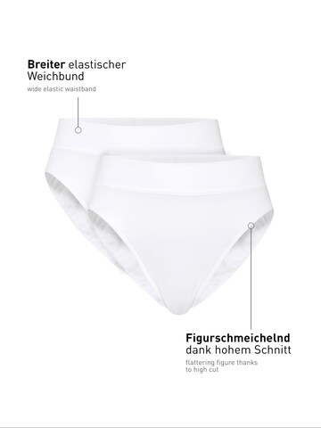 Slip 'Elastic Duopack' di CALIDA in bianco