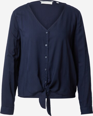 TOM TAILOR DENIM Blouse in Blauw: voorkant