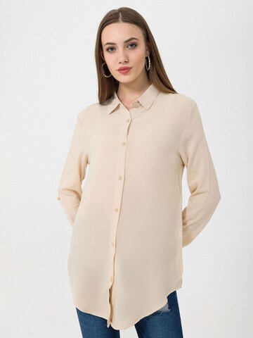 Daniel Hills - Blusa en beige: frente