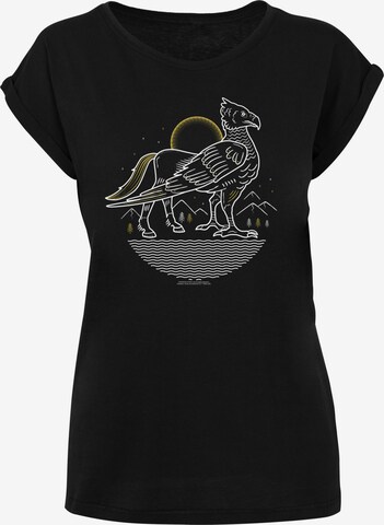 T-shirt 'Harry Potter Buckbeak' F4NT4STIC en noir : devant