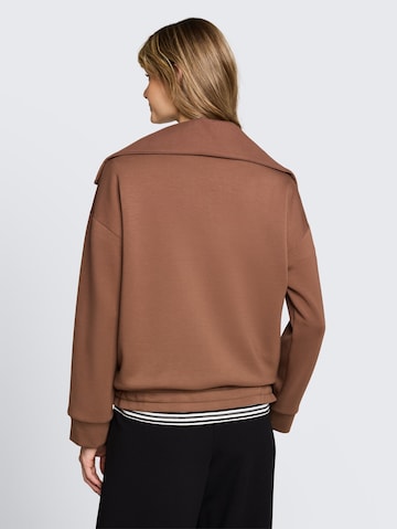 TOM TAILOR Sweatshirt in Braun