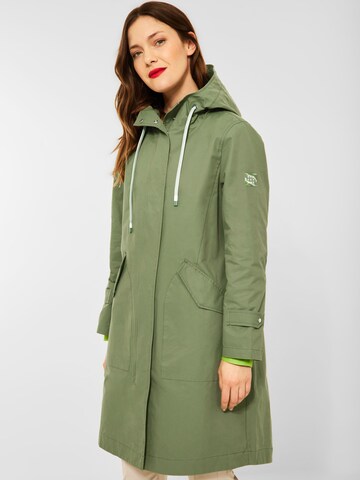 STREET ONE Between-seasons coat in Green: front