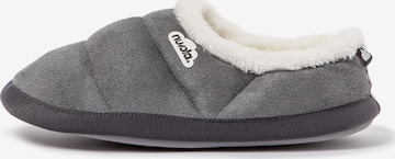 Nuvola. Slipper 'Classic Velvet' in Grey: front