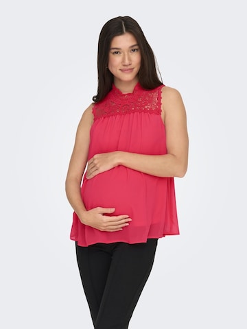Only Maternity Top in Roze: voorkant