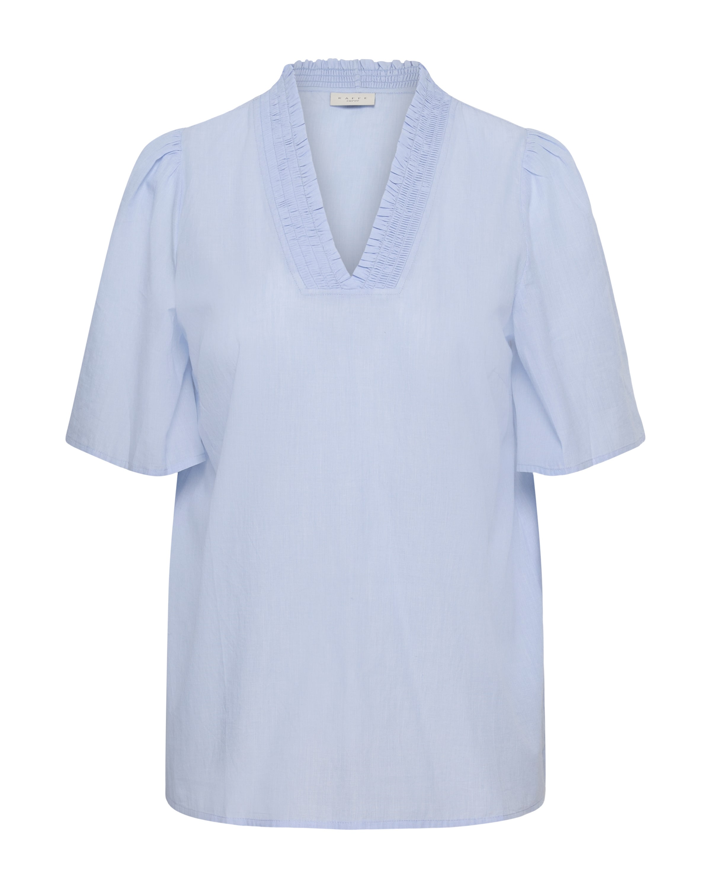 KAFFE CURVE Blouse 'KCjane' in Blue: front