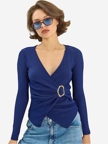 Camicia da donna di Bianco Lucci in blu