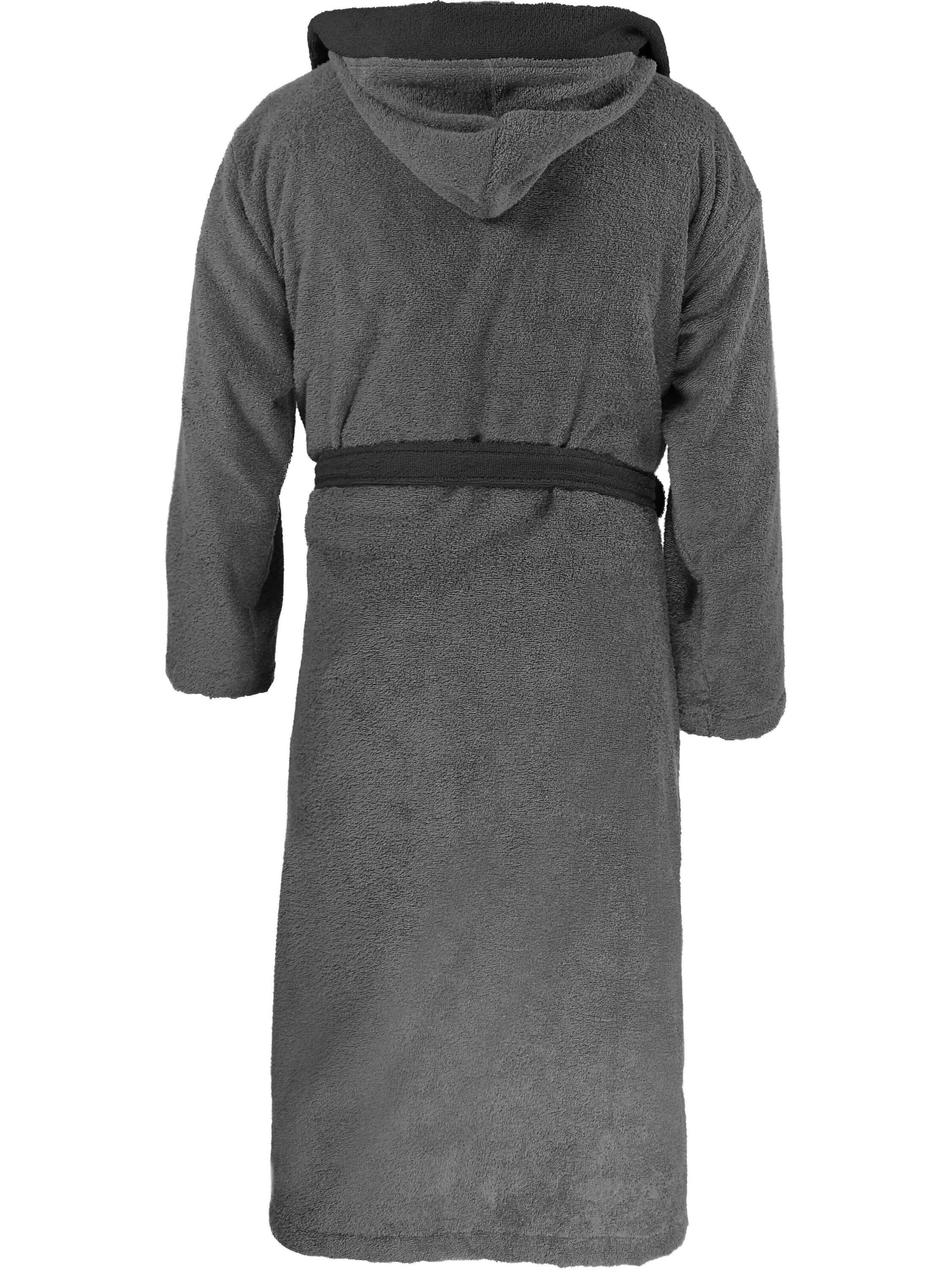 Peignoir long normani en gris