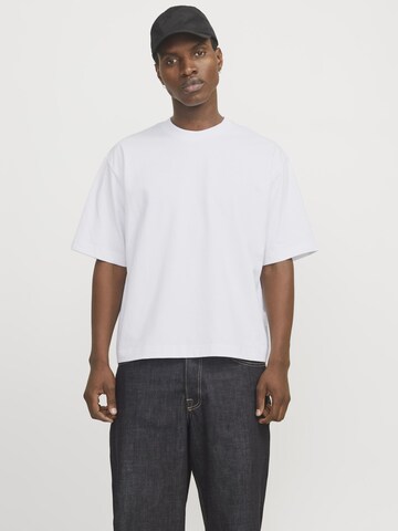 T-Shirt JACK & JONES en blanc : devant