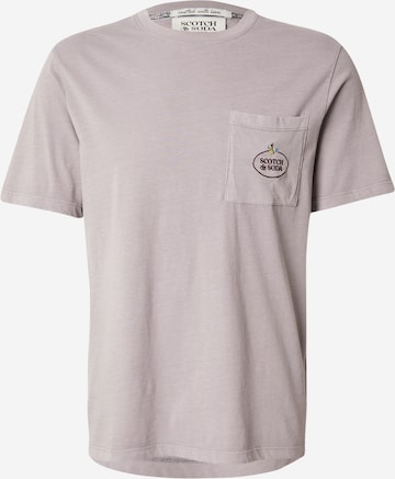 SCOTCH & SODA Tričko - Sivá: predná strana