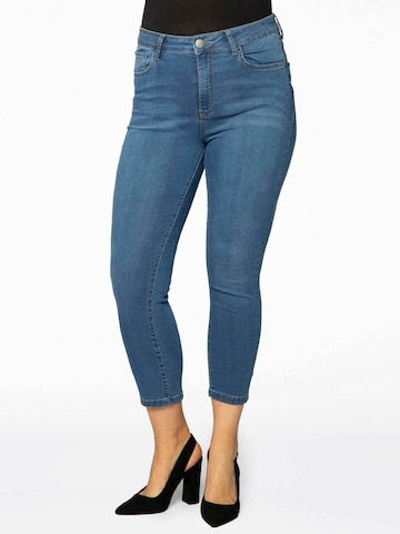 Yoek Skinny Jeans in Blue: front