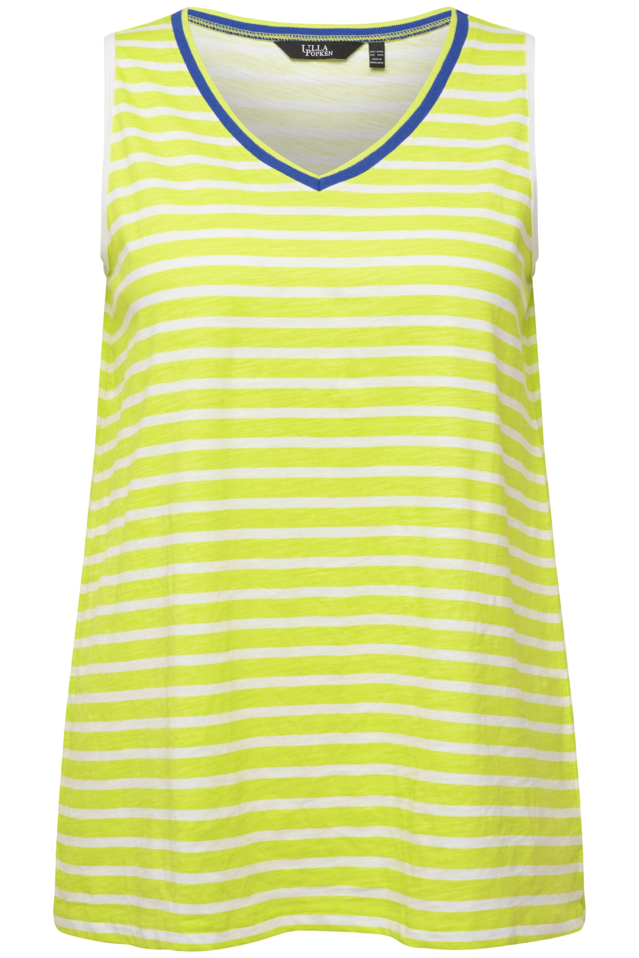 Ulla Popken Sticktop in Grün: Vorderseite