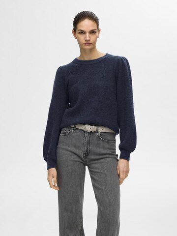 Pull-over 'SLFLulu' SELECTED FEMME en bleu