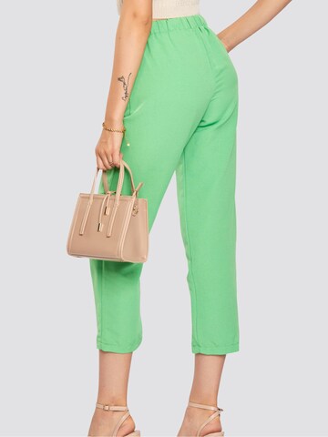 Coupe slim Pantalon 'Berna' FRESHLIONS en vert