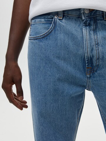 Pull&Bear Loosefit Jeans in Blau