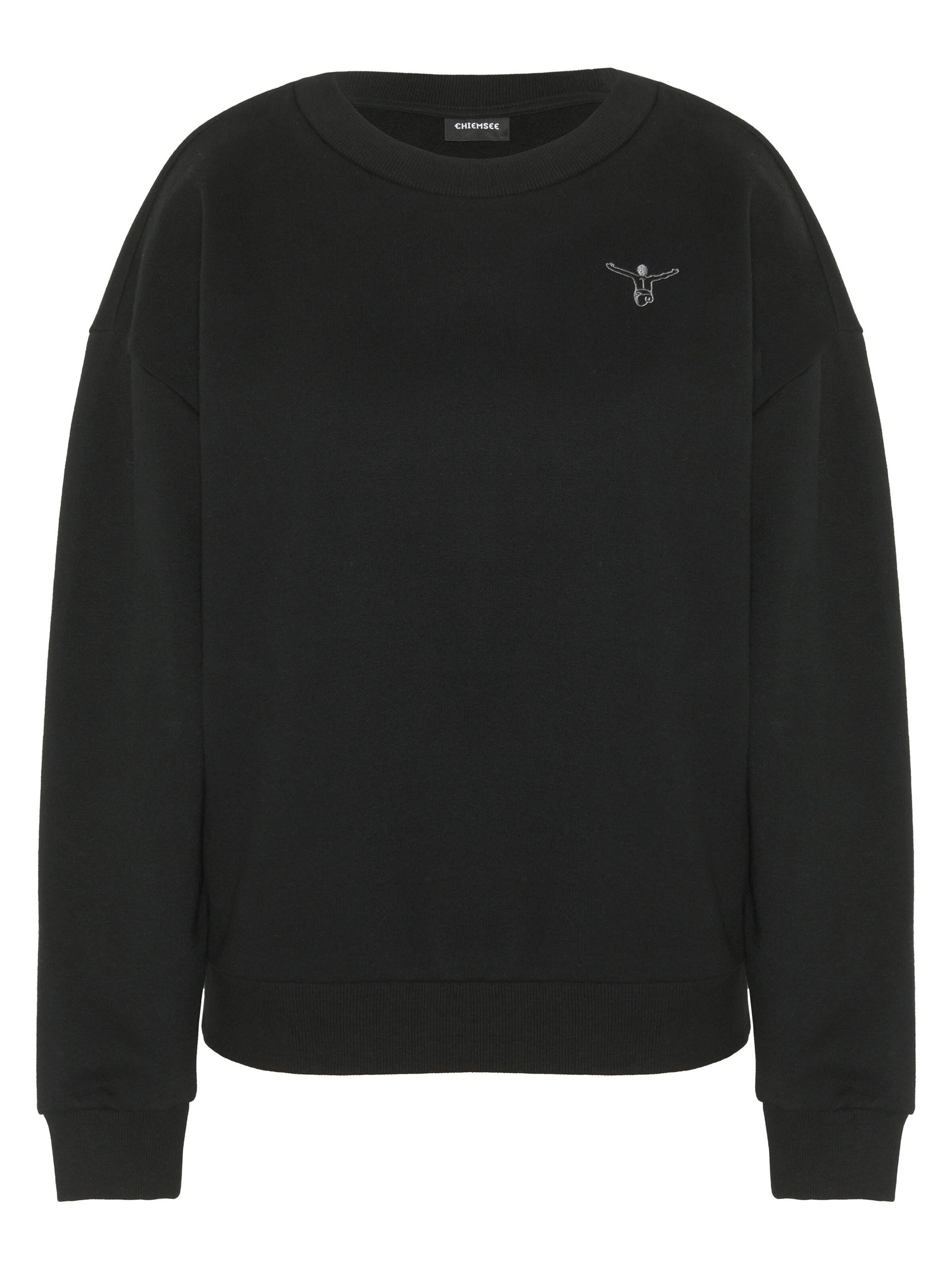 CHIEMSEE Sweatshirt in Schwarz: Vorderseite
