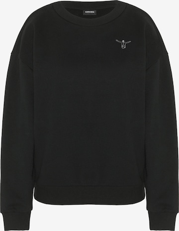CHIEMSEE Sweatshirt in Black: front