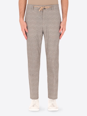 Regular Pantalon fonctionnel 'York High-Perform12 Lucca' Distretto12 en marron : devant