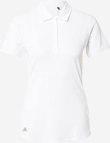 ADIDAS GOLF Performance Shirt in White: front