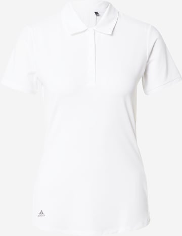 ADIDAS GOLF Performance Shirt in White: front