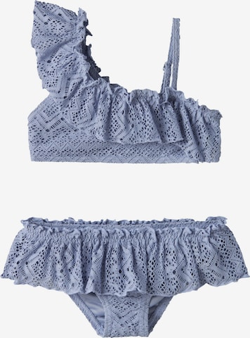Lil'Atelier - Bikini en azul: frente
