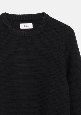 Pull-over s.Oliver en noir : devant