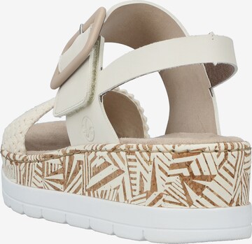 Rieker Sandals 'V3950' in Beige