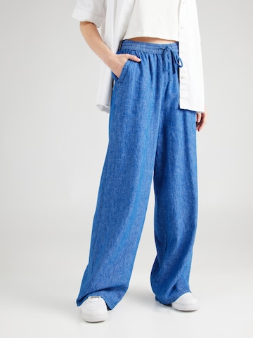 s.Oliver Wide leg Broek in Blauw: voorkant