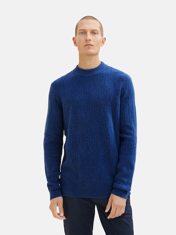 TOM TAILOR Sweater in Blue: front