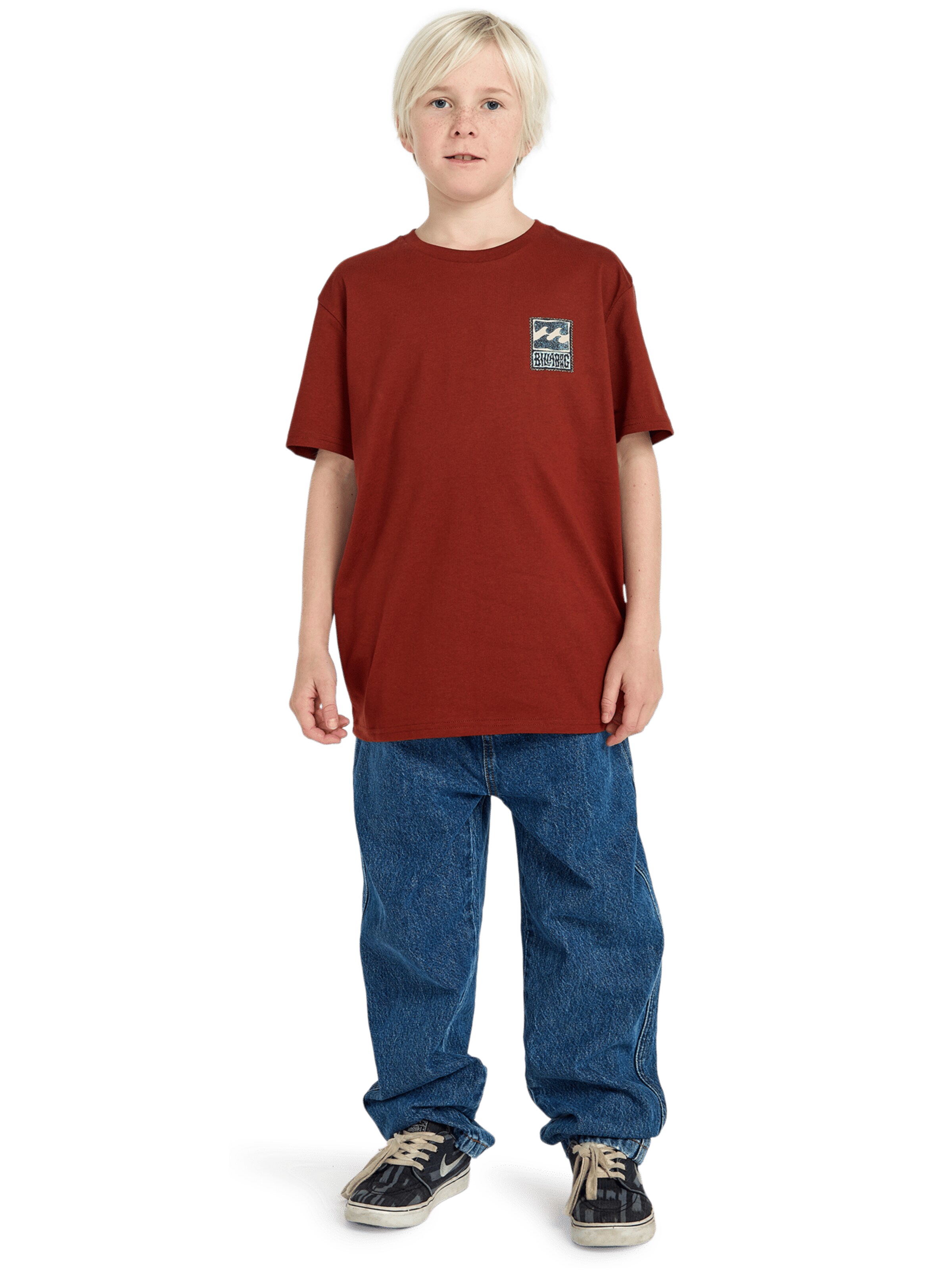 BILLABONG Shirt 'Stamp' in Red