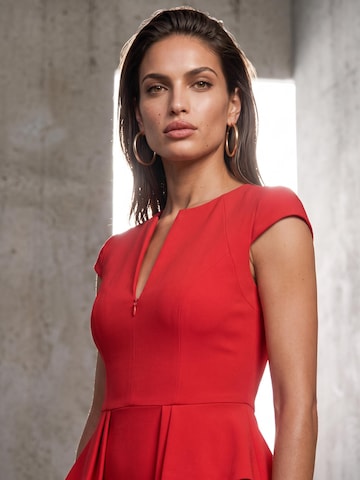 AUDRAY Sheath dress 'CHARLIZE' in Red