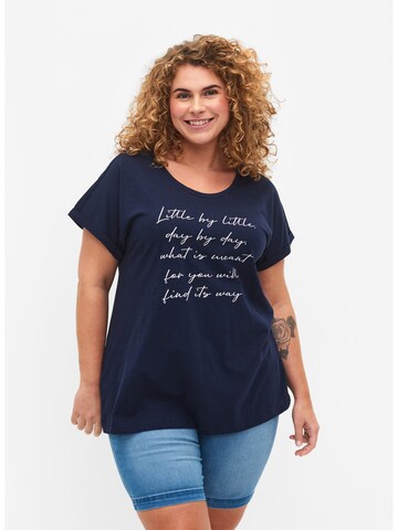 Zizzi - Camiseta 'Vera' en azul: frente