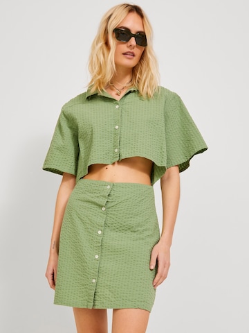 JJXX Košilové šaty – zelená