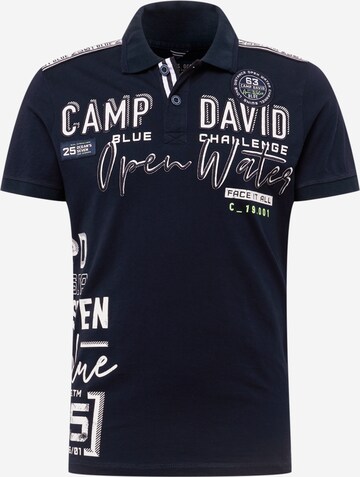CAMP DAVID Poloshirt 'Ocean´s Seven I' in Blau: predná strana