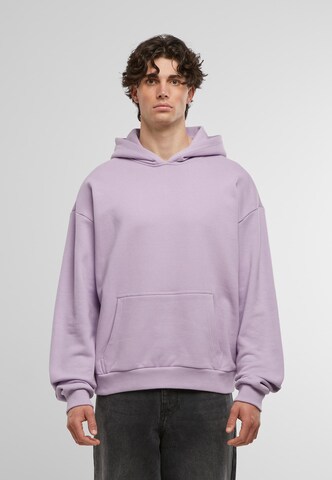 Sweat-shirt 'HAPPY' DEF en violet : devant