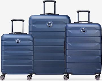 Ensemble de bagages Delsey Paris en bleu : devant