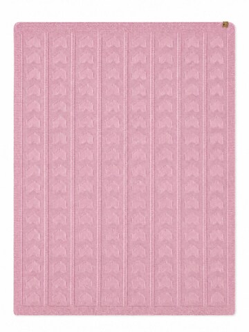 BergBiber Baby Blanket 'Strickdecke - 100% Bambus' in Pink: front