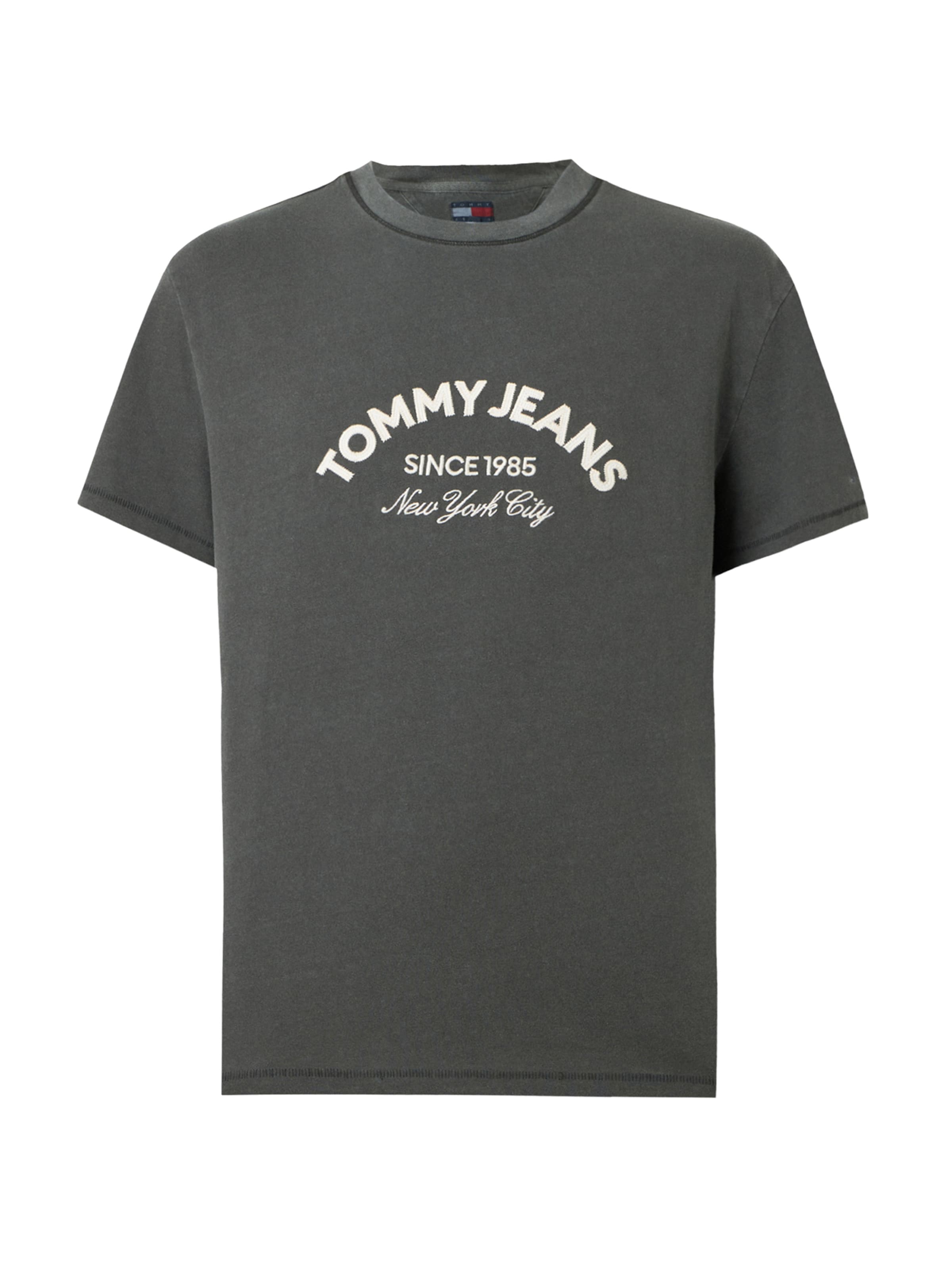 pilka Tommy Jeans Marškinėliai: priekis