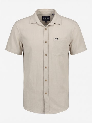 KOROSHI - Ajuste regular Camisa en gris: frente