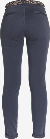 Le Temps Des Cerises Regular Chino Pants 'DYLI 2' in Blue