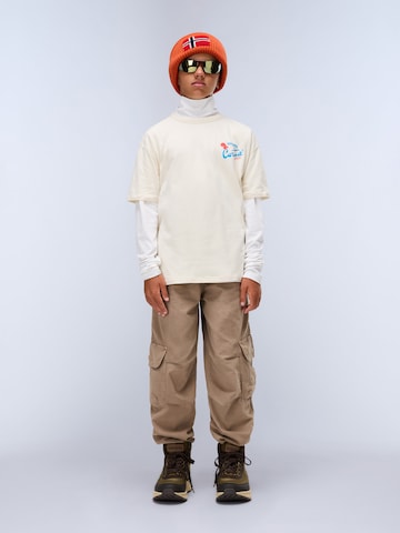 NAPAPIJRI T-shirt 'S-Adige' i beige