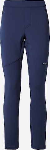 COLUMBIA Regular Outdoorbyxa 'Vast Canyon' i blå: framsida