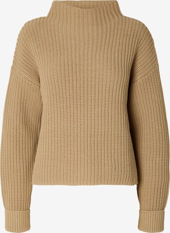 SELECTED FEMME Sweater in Brown: front
