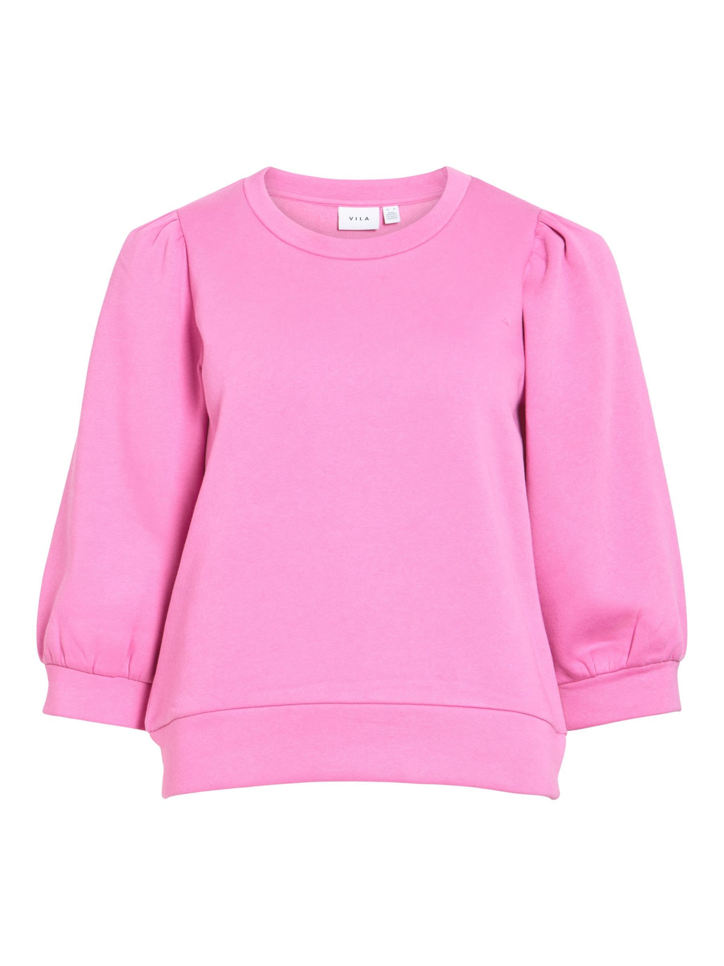 Sweat-shirt 'VIVera' VILA en rose : devant