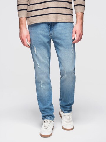 Ombre Slim fit Jeans in Blue: front