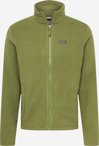 JACK WOLFSKIN Funktionele fleece-jas 'Moonrise' in Groen: voorkant