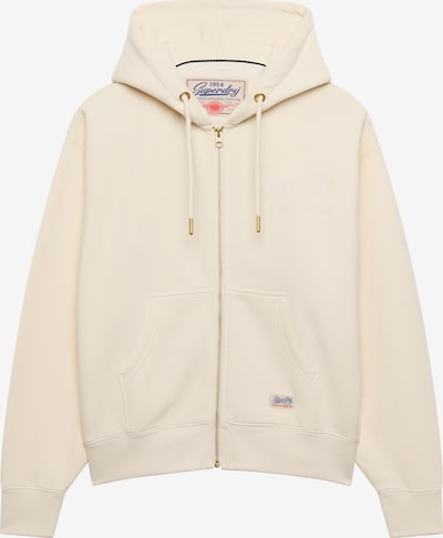 Superdry & Co Collegetakki 'Luxe Casual' koossa XS värissä luonnonvalkoinen, Tuotenäkymä