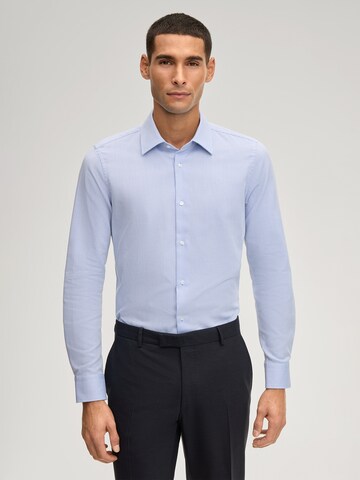 JOOP! Slim fit Button Up Shirt 'Pierce' in Blue: front