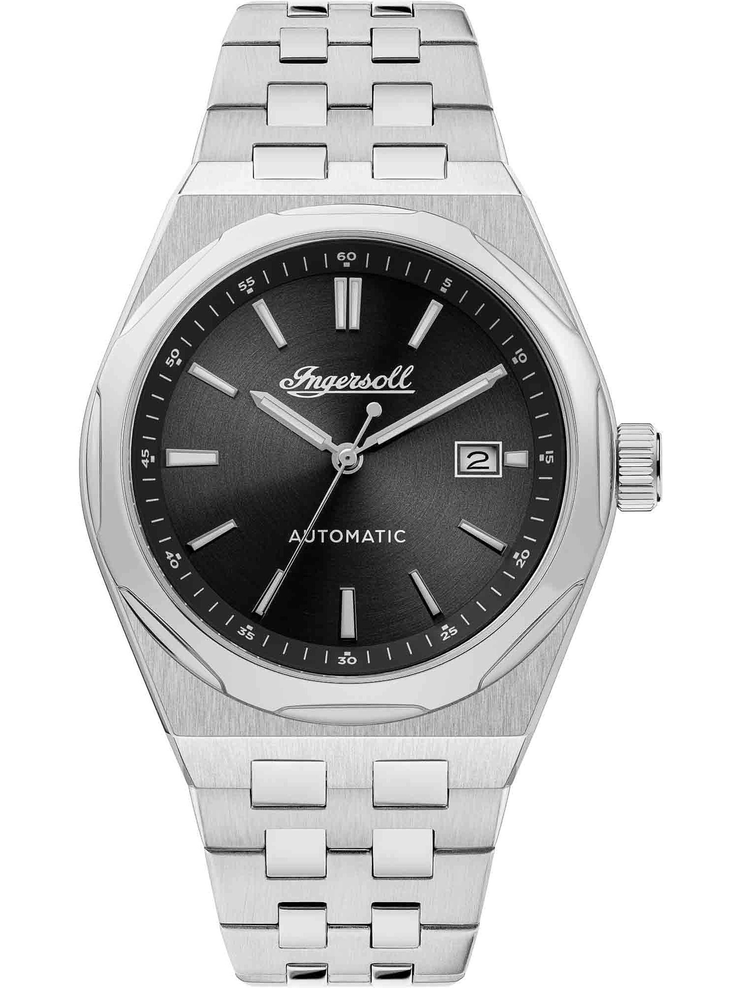 INGERSOLL Analog watch 'The Rider' in Silver: front