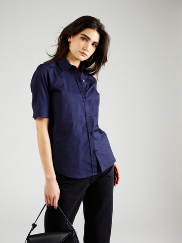 HUGO Bluse 'The Summer' in Blau: Vorderseite